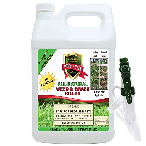 Product Cover Natural Armor Weed & Grass Killer All-Natural Concentrated Formula. Contains No Glyphosate. 128-Ounce Gallon Pet Safe