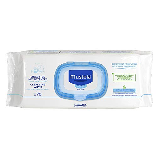 Product Cover Mustela Cleansing Wipes Delicately Fragranced, 420 Count