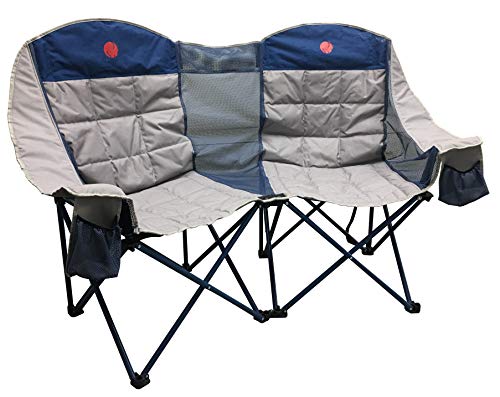 Product Cover OmniCore Designs MoonPhase Home-Away LoveSeat Heavy Duty Oversized Folding Double Camp Chair Collection (Single, Double, Triple)