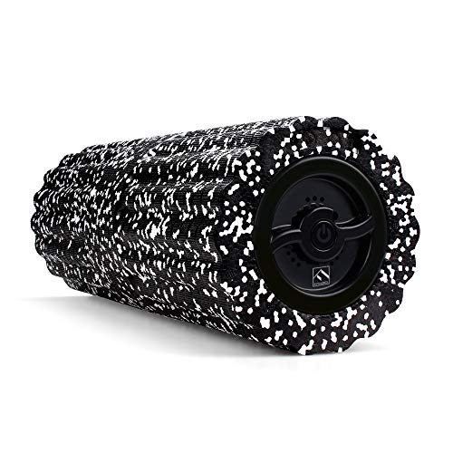 Product Cover FITINDEX Electric Foam Roller 4 - Speed Vibrating Yoga Massage Muscle Roller, Deep Tissue Trigger Point Sports Massage Therapy, High-Intensity Massager Roller with Rechargeable Function - Black