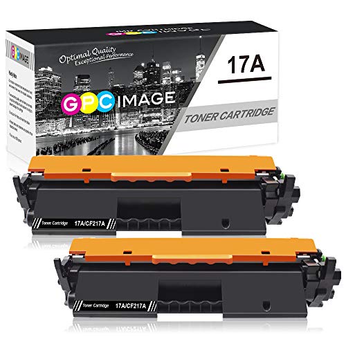 Product Cover GPC Image Compatible Toner Cartridge Replacement for HP 17A CF217A Toner to use with Laserjet Pro M102w M130nw M130fw M130fn M102a M130a Laserjet Pro MFP M130 M102 Series Printer (2-Black) with Chip