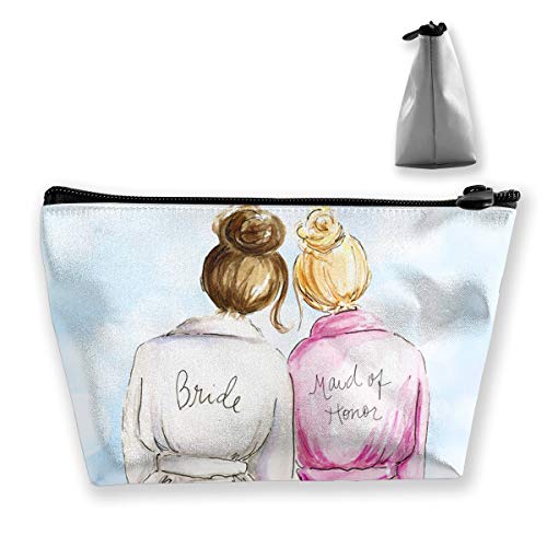 Product Cover Bride With Maid Of Honor Gifts Storage Bag With Zipper For Glasses Cosmetics