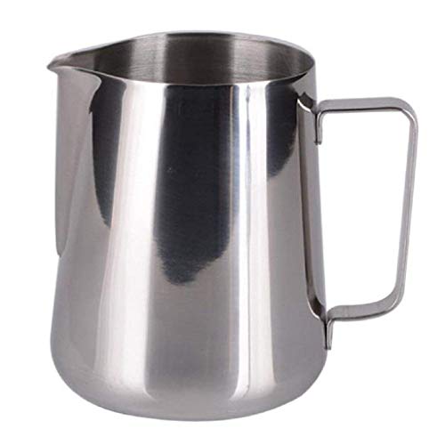 Product Cover Electomania® 350ml Kitchen Stainless Steel Craft Coffee Milk Latte Jug Cup Frothing （Silvery）