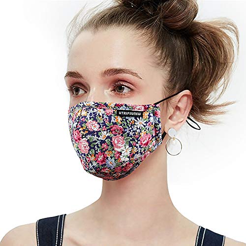 Product Cover UTRIPSUNEW Anti Pollution Dust Mask Washable and Reusable PM2.5 Cotton Face Mouth Mask Protection from Germ Pollen Allergy Respirator Mask