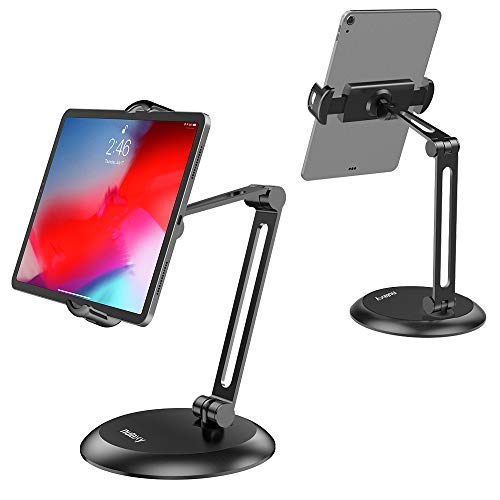 Product Cover Nulaxy Adjustable Tablet Stand, Heavy Duty Desktop Tablet Holder Mount, macOS Catalina Sidecar, 2-Stage Metal Arm Compatible with 4-11