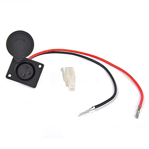 Product Cover XLR Charging Port Socket for EVO 500 800 Razor MX500 650 Izip Schwinn E Scooter w/Free Compatible Connector & Cable