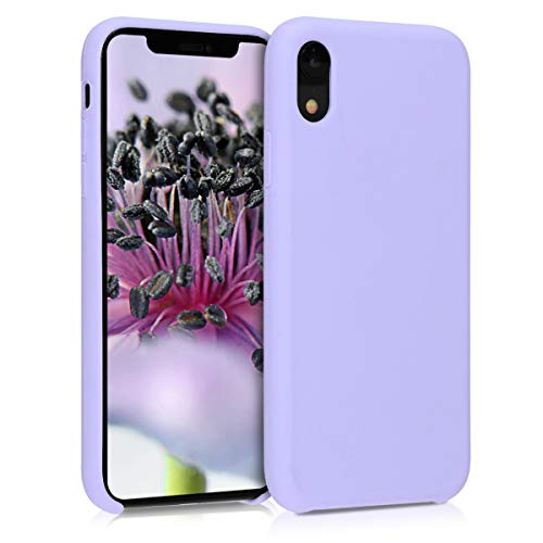 Product Cover kwmobile TPU Silicone Case Compatible with Apple iPhone XR - Soft Flexible Rubber Protective Cover - Lavender