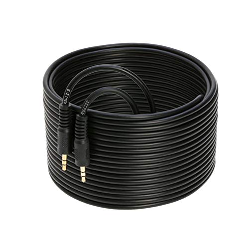Product Cover 3.5mm to 3.5mm Male Audio Stereo Cable - 3ft, 6ft, 12ft, 25ft, 50ft, 100ft (100FT)
