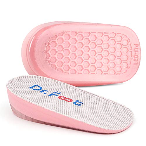 Product Cover Dr. Foot's Height Increase Insoles, Heel Cushion Inserts, Heel Lift Inserts for Leg Length Discrepancies (1