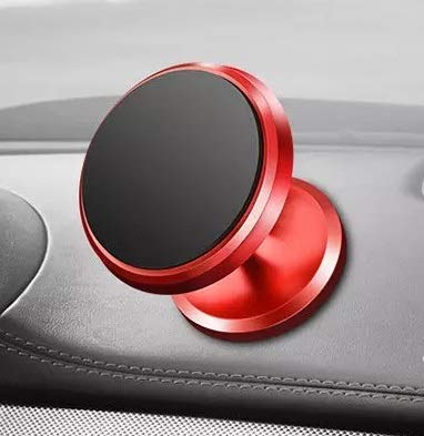 Product Cover TRUE LINE Automotive Car Magnet Phone Dashboard Mounted Holder 360 Degree Mounting Kit (RED)