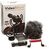 Product Cover Rode Compact On-Camera Microphone with Rycote Lyre Shock Mount, Black (Videomicro) + 1 Year Extended Warranty