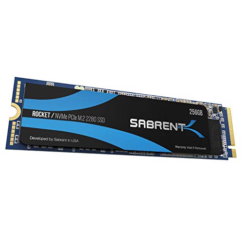 Product Cover Sabrent 256GB Rocket NVMe PCIe M.2 2280 Internal SSD High Performance Solid State Drive (SB-ROCKET-256)