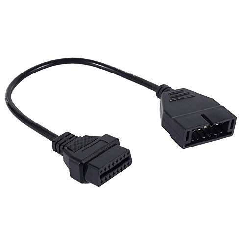 Product Cover OBD1 12 Pins to OBD2 16 Pins Adapter Cable Diagnosis OBD II Adapter Scanner Cable Connector for GM