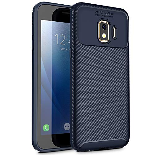Product Cover Galaxy J2 Core Case, Galaxy J2 Dash Case, Galaxy J2 Pure Case, Bench Case Slinco Flexible Soft TPU Slim Light Rugged Durable Armor Snugly Fit Case for Samsung Galaxy J2 Core(Blue)