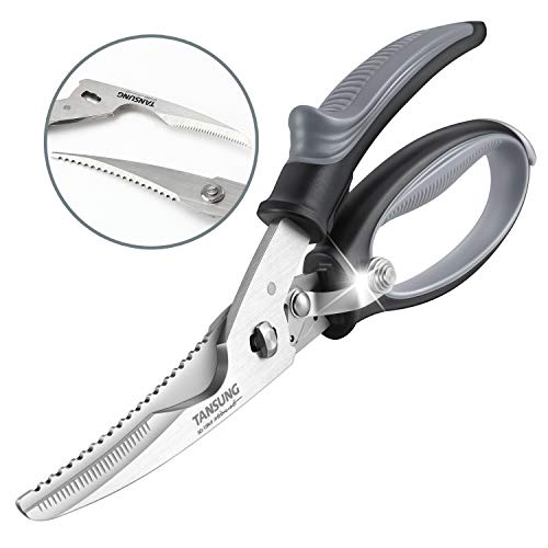 Product Cover TANSUNG Poultry Shears, Come-apart Kitchen Scissors, Anti-rust Heavy Duty Kitchen Shears with Soft Grip Handles
