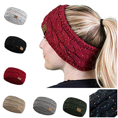 Product Cover Evelove Women Winter Warm Beanie Headband Skiing Knitted Cap Ear Warmer Headbands
