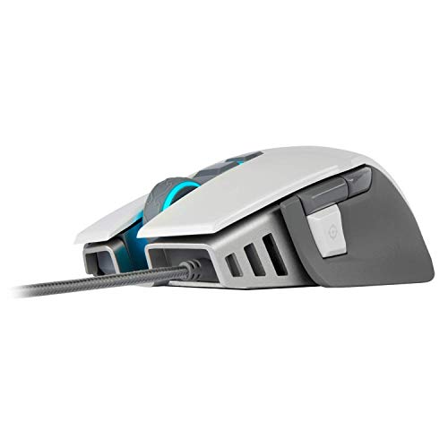 Product Cover CORSAIR M65 ELITE RGB - FPS Gaming Mouse - 18,000 DPI Optical Sensor - Adjustable DPI Sniper Button - Tunable Weights -  White