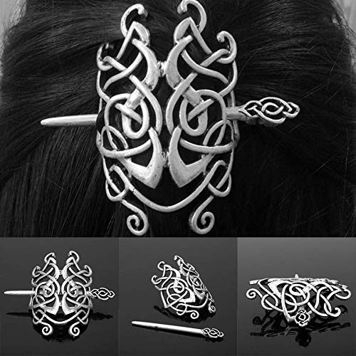 Product Cover JESMING Women Girls Celtics Large Knots Crown Birthday Hairpin Gift Slide Clip Alloy (One Size)