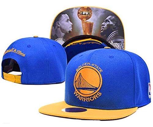 Product Cover Unisex Adjustable Fashion Leisure Baseball Hat,Golden State Warriors Cap (Blue Print)