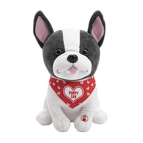 Product Cover Hallmark French Bulldog Stuffed Animal, Sings Snuggly & I Know It.