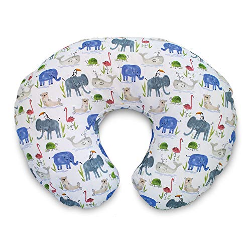 Product Cover Boppy Original Pillow Cover, Watercolor Animals, Cotton Blend Fabric with allover fashion, Fits All Boppy Nursing Pillows and Positioners