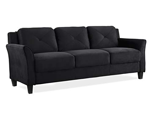 Product Cover Grayson KD Rolled-Arm Collection Micro-Fabric Sofa, 80.3