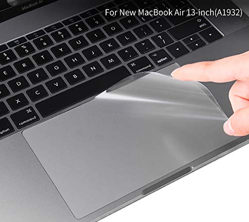 Product Cover CaseBuy MacBook Air 13 Inch Trackpad Protector Cover Compatible 2019 2018 Release MacBook Air 13 Inch with Touch ID Model A1932 Clear Anti-Scratch Trackpad Skin