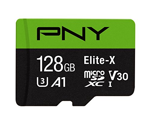 Product Cover PNY Elite-X Micro SD 128GB, U3, V30, A1, Class 10, up to 100MB/s - P-SDU128U3WX-GE