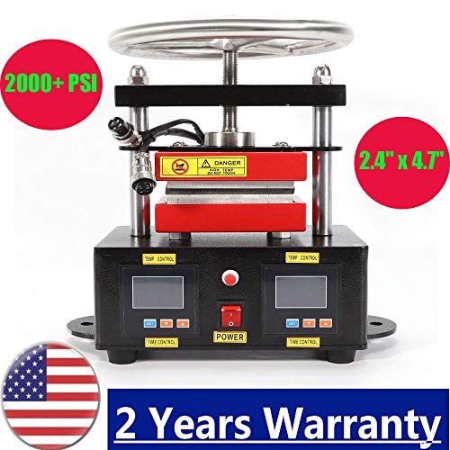 Product Cover 2000+ PSI Professional Press Hand Crank Dual Heated Plates (2.4