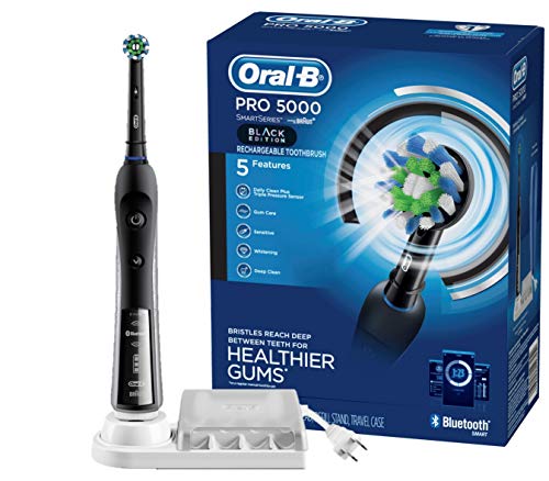 Product Cover Oral-B Pro 5000 Smartseries Electric Toothbrush With Bluetooth Connectivity, Black Edition (Powered By Braun)