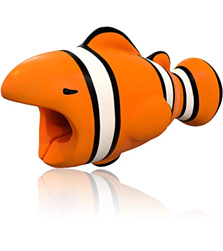 Product Cover innoGadgets Cable bite Nemo Cable Protection Animal | Cute Cable Protectors Made of PVC | Protect Your Charging Cable from Wearing Out | 27 Different Cable Animals