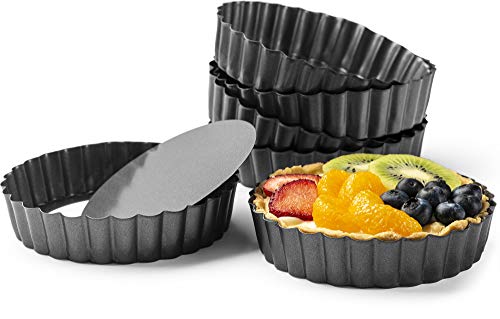 Product Cover Gourmia GPA9375 Mini Tart Pans with Removable Bottom - 6 Pack, 5