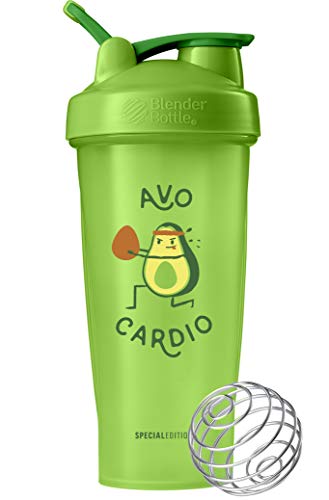 Product Cover BlenderBottle Just for Fun Classic 28-Ounce Shaker Bottle, Avo Cardio