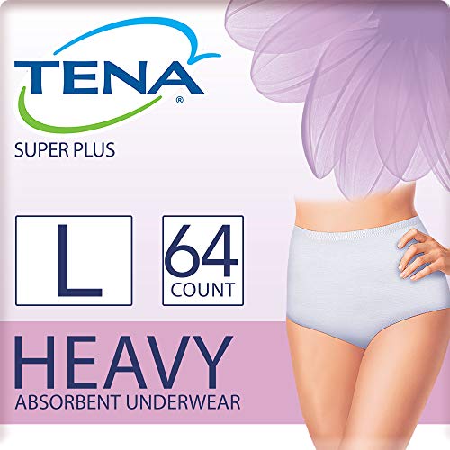 Product Cover Tena Incontinence Underwear for Women, Super Plus Absorbency, Large, 64 Count