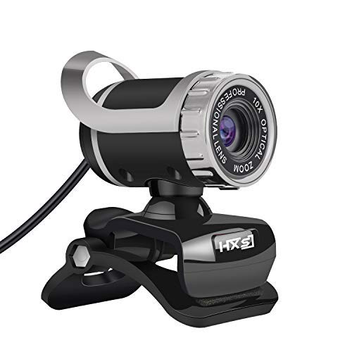 Product Cover HXSJ USB Webcam 480P HD Video with Microphone Web Cam USB Plug and Play， Recording for PC Computer Laptop for Mac Windows XP / 7/8 / 10 and Android TV