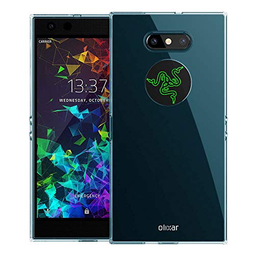 Product Cover Olixar for Razer Phone 2 Case - Gel Case - Silicone Slim Cover - Scratch Resistant - Wireless Charging Compatible - FlexiShield - Blue