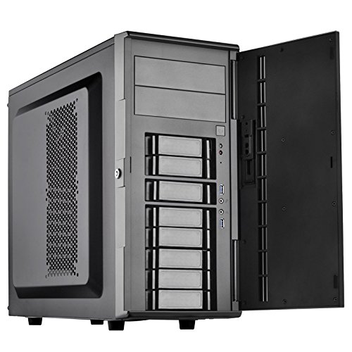Product Cover SilverStone Technology SST-CS380B-USA DIY ATX NAS/Server Storage Computer Case with 8 Front Hot Swap Cases CS380B-USA Cases
