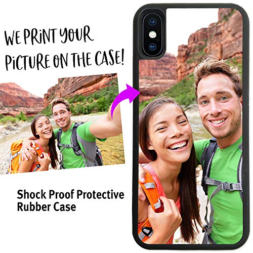 Product Cover iPhone XR, Simply Customized Photo Phone Case Compatible with iPhone XR [6.1 inch] Personalized Your Picture or Image Printed On The Case Protective Case IPXR