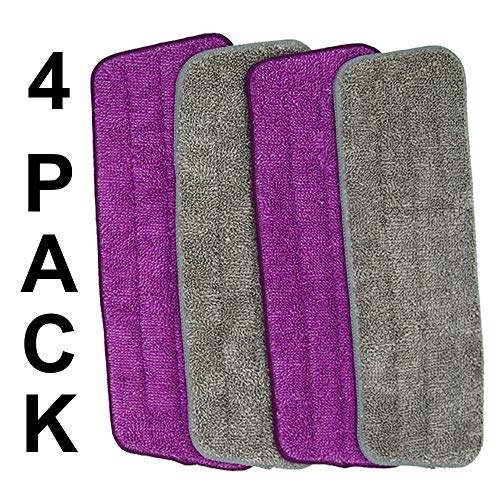 Product Cover Microfiber Spray Mop Pads Replacement Heads for Wet and Dry Mops 15