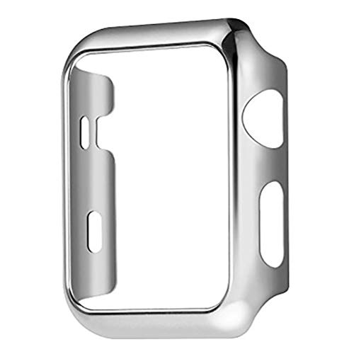 Product Cover Series 4 44mm Case for Apple Watch Screen Protector, iWatch Premium Plating Protective Ultra-Thin PC Plated Bumper Anti-Scratch Full Cover for Apple Watch Series 4 44mm (Silver)