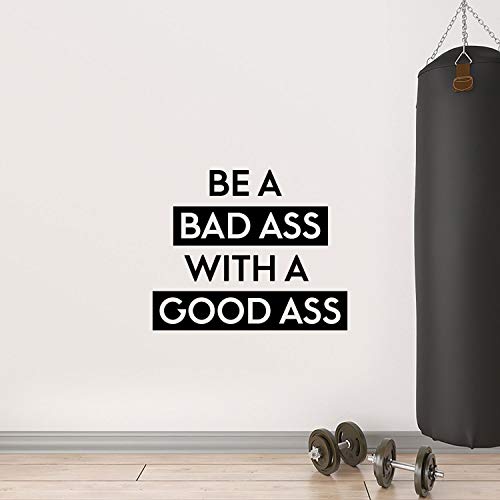 Product Cover Vinyl Wall Art Decal - Be A Bada$s with A Good A$s - 22.5