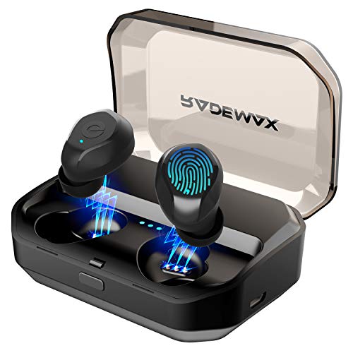 Product Cover [2019 Upgrade] True Wireless Earbuds, Bluetooth 5.0 Earbuds IPX7 Waterproof 90H Cycle Play Time Headphones Auto Pairing in-Ear Bluetooth Earphones Wireless Headset with 3350mAh Charging Case