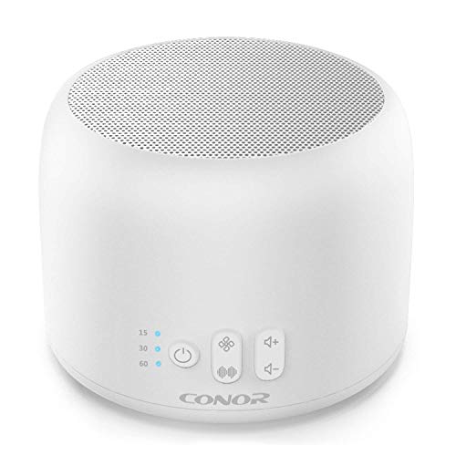 Product Cover White Noise Machine, Conor High Fidelity Sound Machine for Sleeping, Baby, Office Privacy - with 24 Unique Fan & White Noise Sounds, Sleep Timer, 2 USB Charge Port