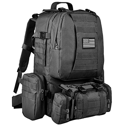 Product Cover CVLIFE Military Tactical Backpack Army Rucksack Assault Pack Built-up Molle Bag