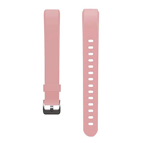 Product Cover MorePro Waterproof Health Tracker Band, Adjustable Replacement Accessories Classic Sport Strap (Pink)