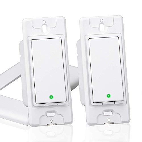 Product Cover meross Smart WiFi Light Switch, Wall Switch, Compatible with Amazon Alexa, Google Assistant and IFTTT, Remote Control, Schedules, Timer, No Hub Needed - Upgrade Version 2 Pack