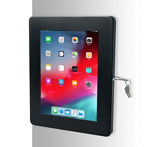 Product Cover Tablet Mount, CTA Digital Premium Locking On-Wall Flush Mount for iPad 10.2-Inch (7th Gen.), iPad Air 3 (2019), iPad Gen. 6 (2018), Galaxy Tab S3 9.7