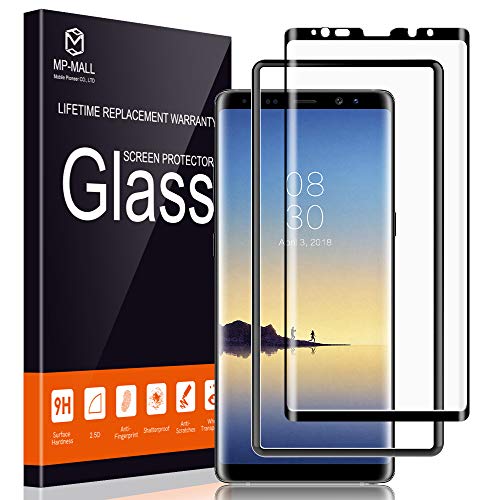 Product Cover MP-MALL Screen Protector for Samsung Galaxy Note 8, Tempered Glass [Full Cover] [Alignment Frame Easy Installation]