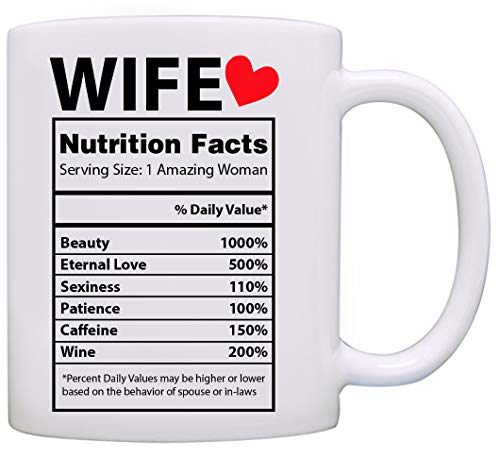 Product Cover Valentines Day Gifts for Her - Best Wife Gifts Ever - Valentines Day Mug - Gifts for Wife from Husband - Anniversary Gifts for Her