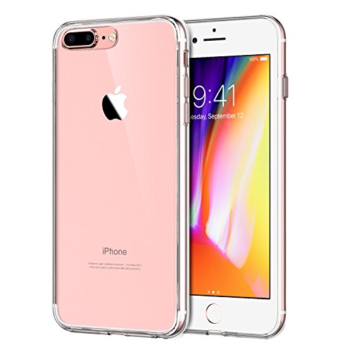 Product Cover Vultic iPhone 7 Plus / 8 Plus Case - Soft Slim TPU [Crystal Clear] Transparent Protective Back Cover for Apple iPhone 7 Plus and iPhone 8 Plus (Clear)